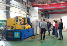 俄罗斯客户来厂验收自适应脉冲闪光对焊机 俄罗斯客户来厂验收自适应脉冲闪光对焊机