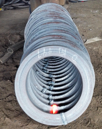 安嘉法兰闪光对焊机华阳重工机械现场案例