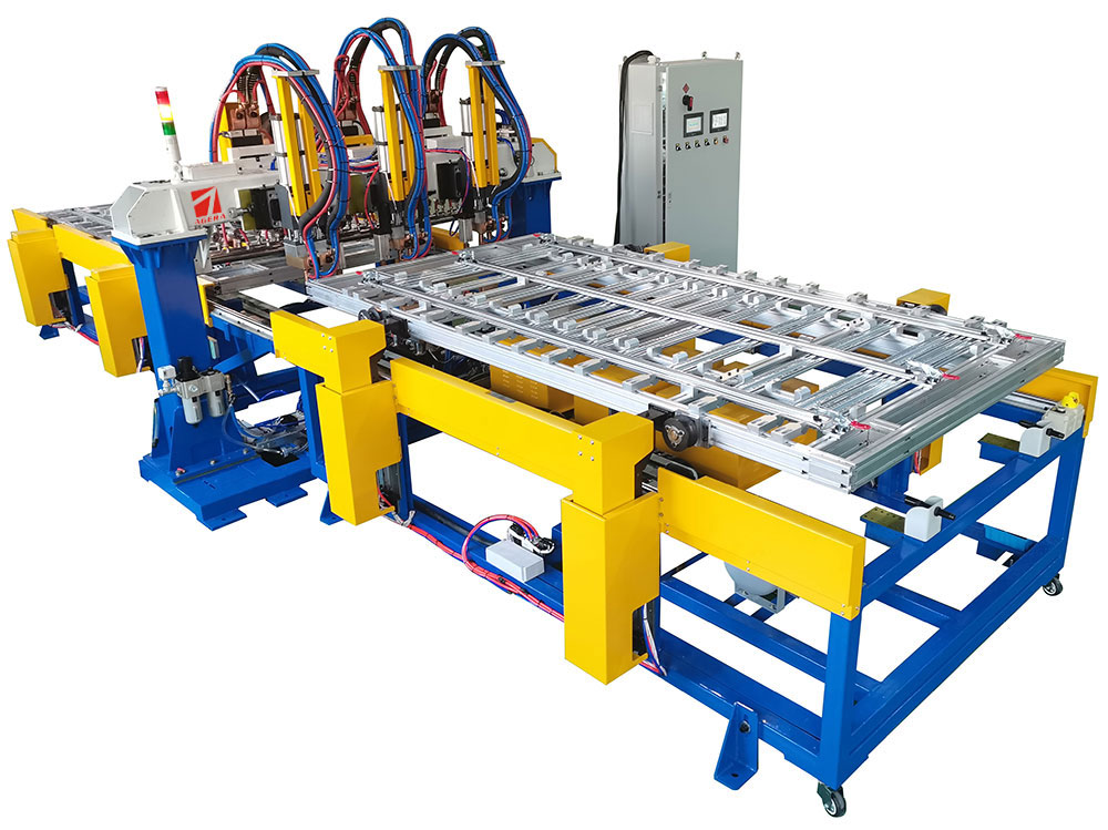 镀锌托盘龙门自动点焊机定制项目介绍 镀锌托盘龙门自动点焊机定制项目介绍