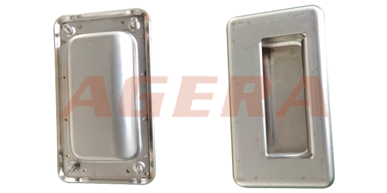 不锈钢暗拉手凸焊样件 不锈钢暗拉手凸焊样件