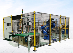 新能源汽车门槛梁机器人螺母凸焊工作站项目介绍 新能源汽车门槛梁机器人螺母凸焊工作站项目介绍