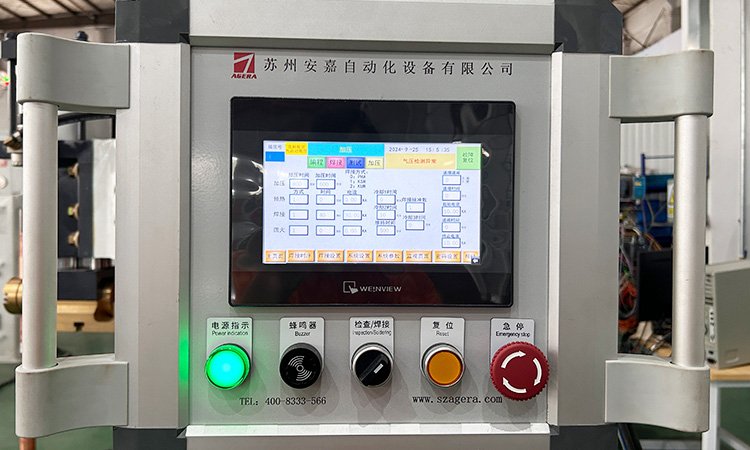 点焊机的显示屏