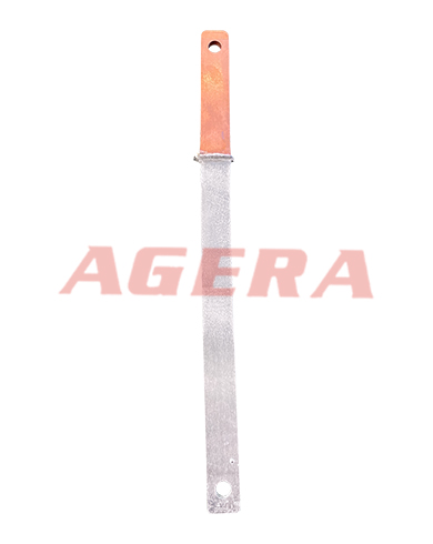 4x100mm铜铝排对焊样品