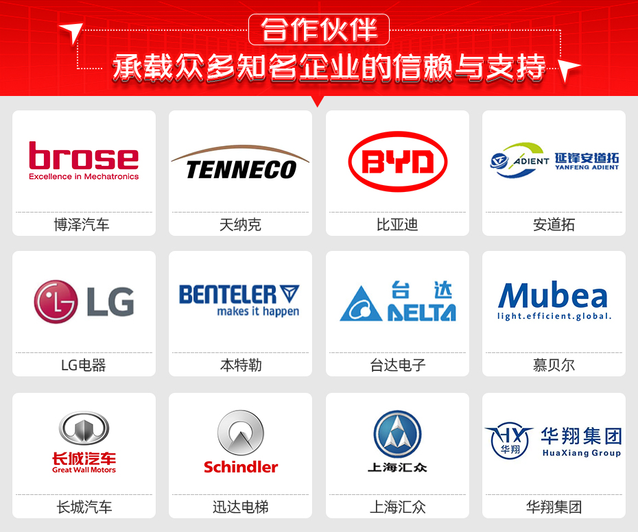 XY轴汽车碳钢钣金自动凸焊机详情合作伙伴